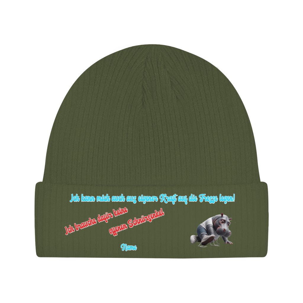 Elnika Bio Beanie * offene Schnürsenkel