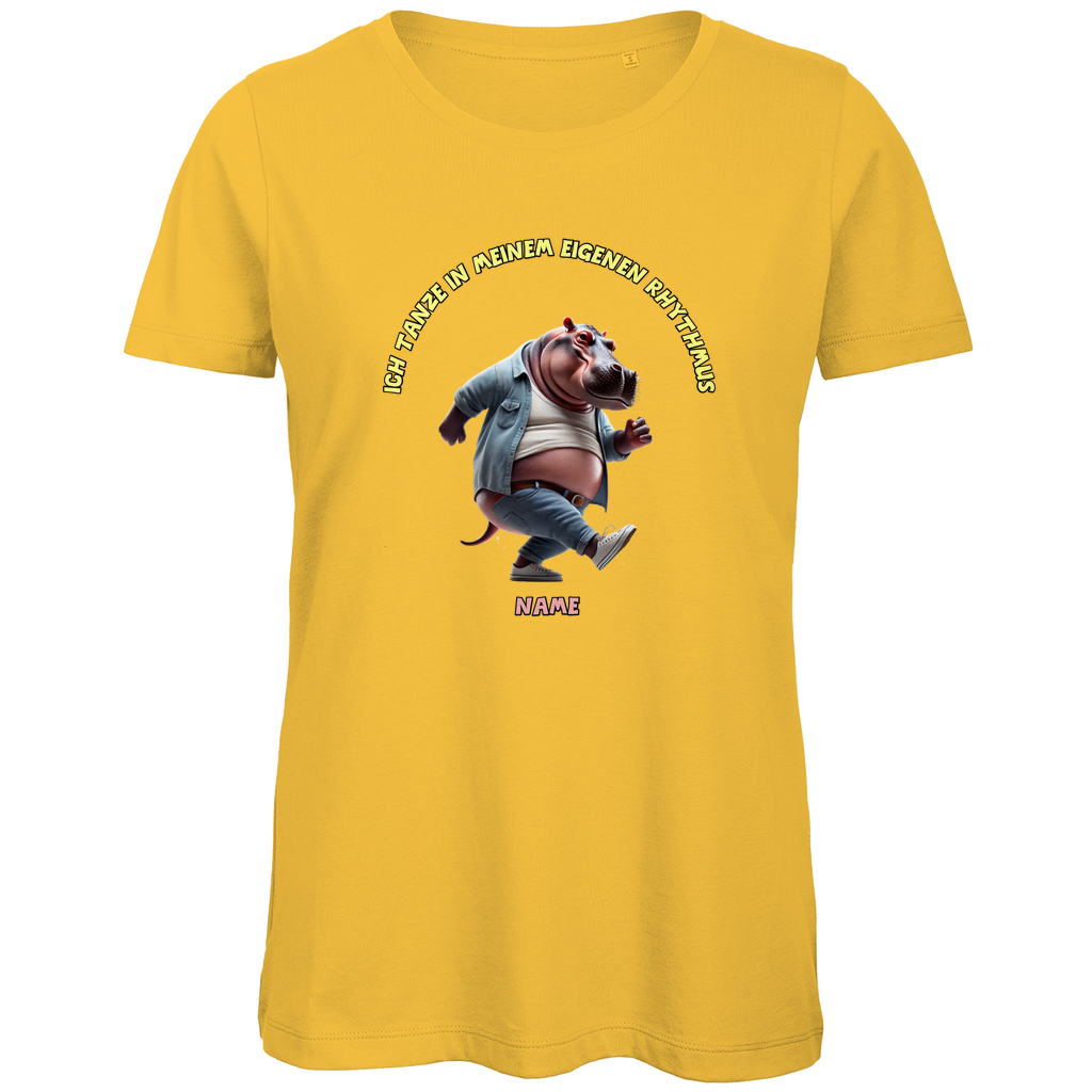 Modell Elfriede * Elnika Damen Bio T-Shirt * Rhythmus