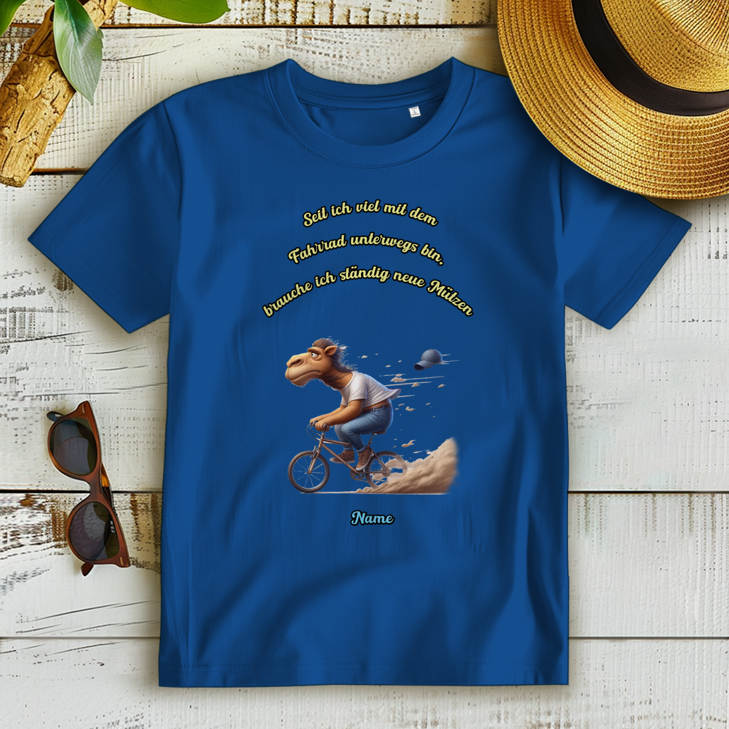 Modell Elfriede * Elnika Damen Bio T-Shirt * Fahrrad fahren