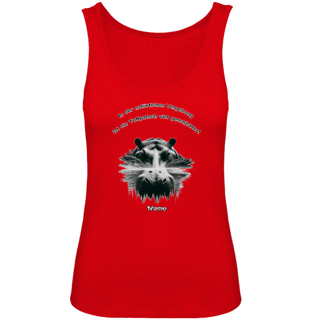 Modell Nina * Damen Bio Tank Top * natürliche Umgebung
