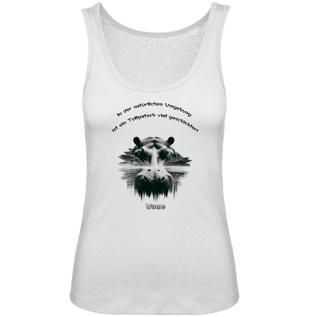 Modell Nina * Damen Bio Tank Top * natürliche Umgebung
