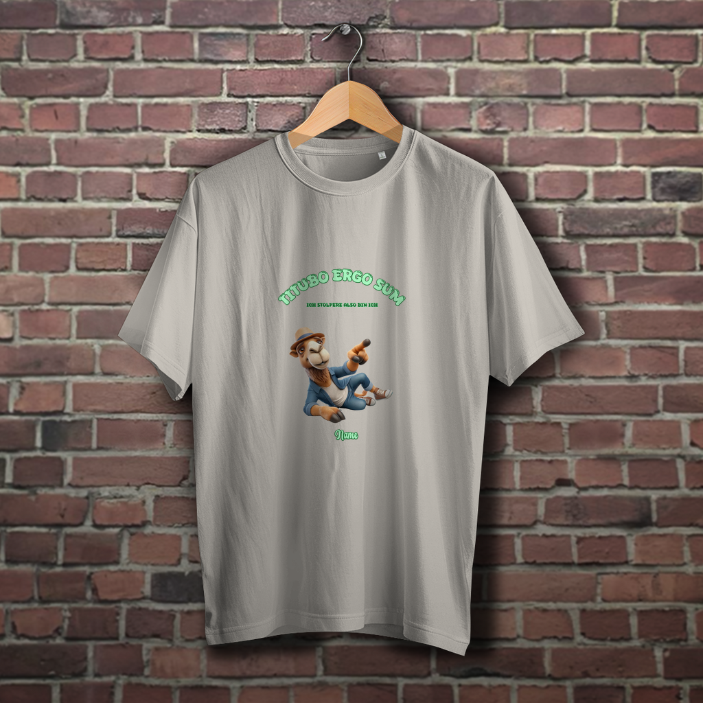 Modell Nadja * Elnika Oversize T-Shirt * Titubo ergo sum