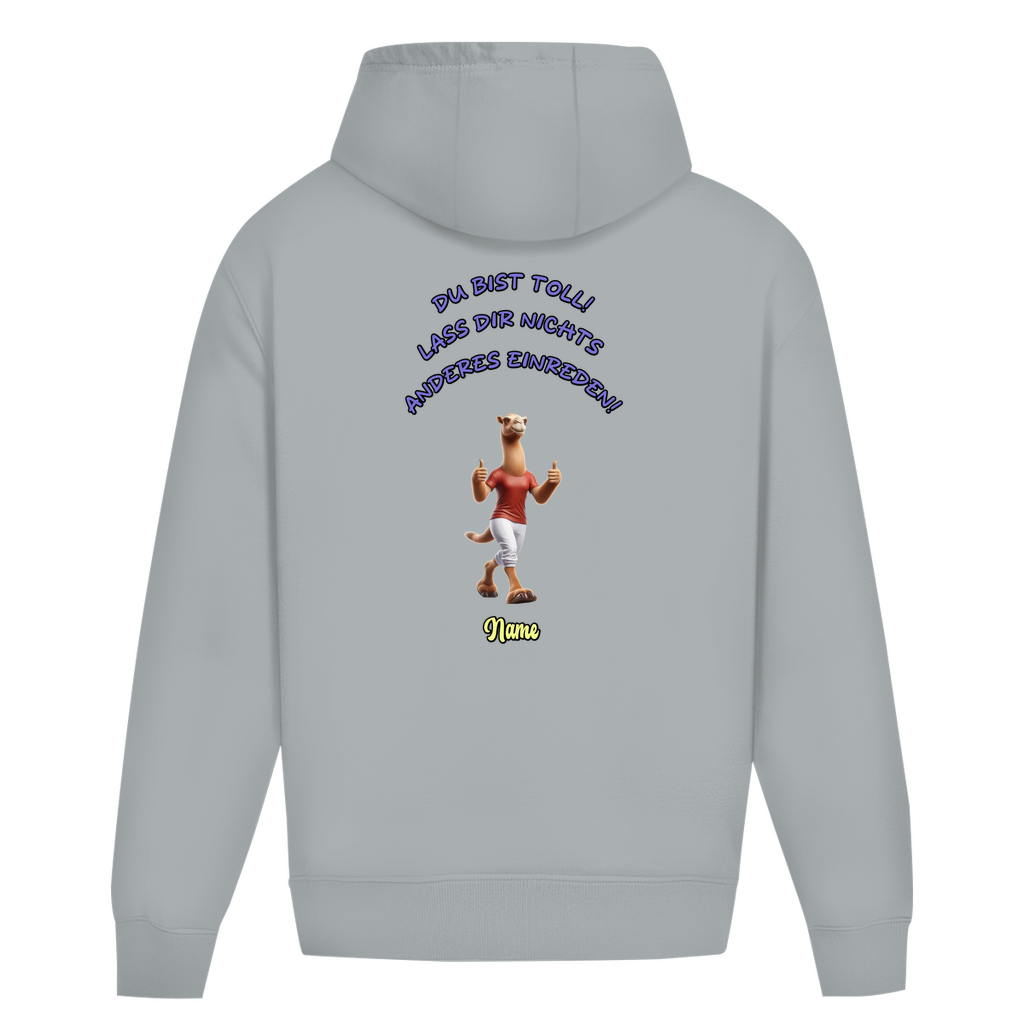 Modell Töffi - Elnika Oversize Hoodie ohne Kordel - Du bist toll