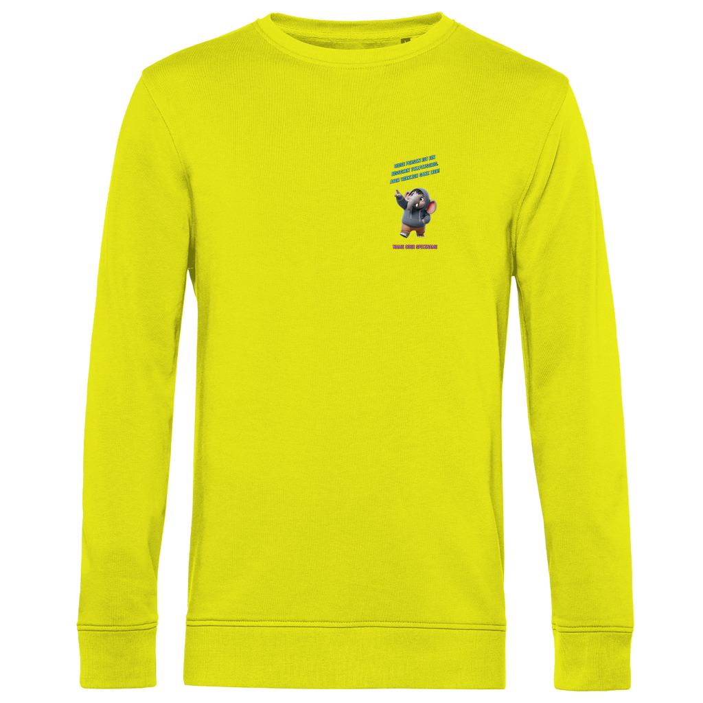 Modell Karl * Elnika Herren Bio Sweatshirt * Tollpatschig aber lieb