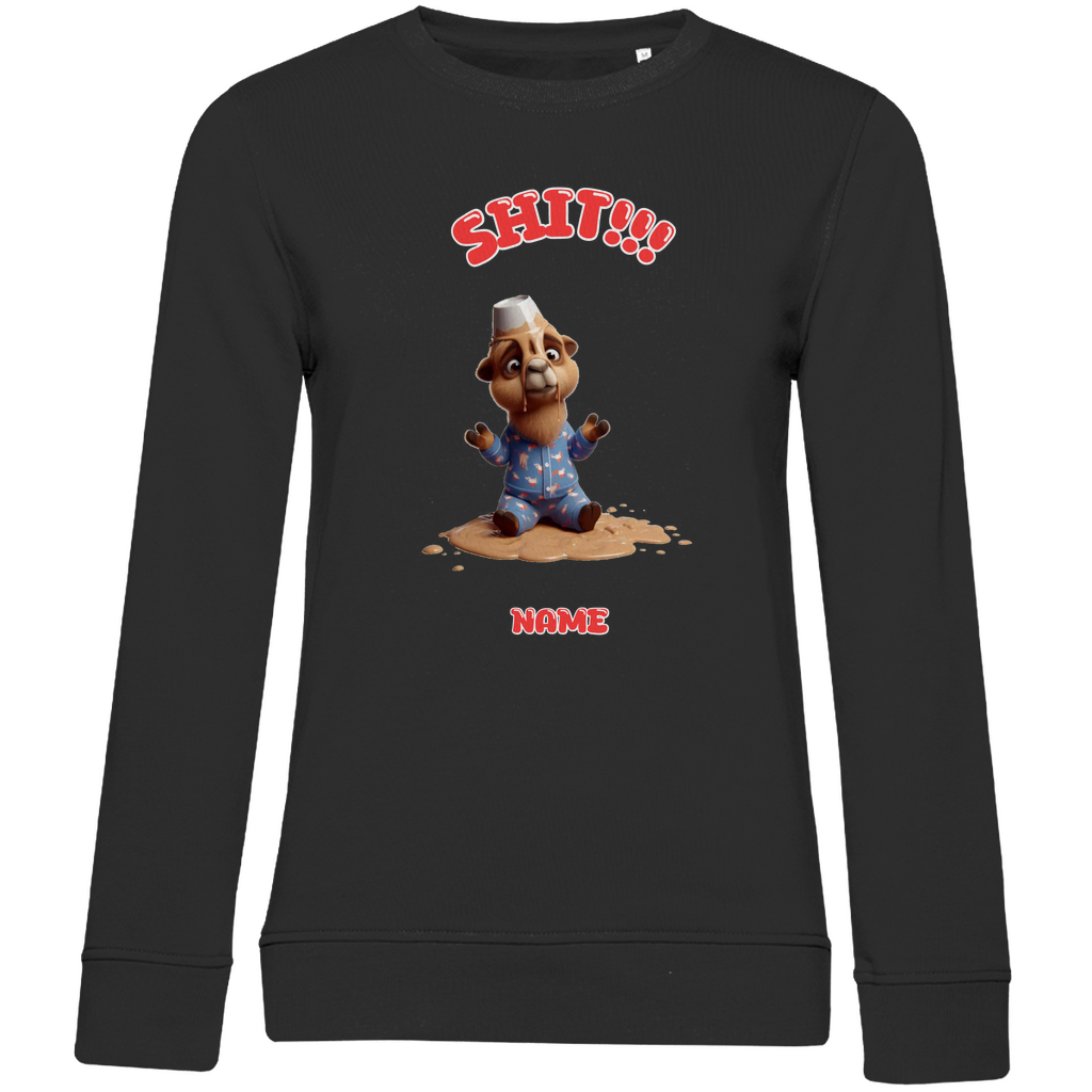 Modell Katharina * Elnika Damen Bio Sweatshirt * Shit!