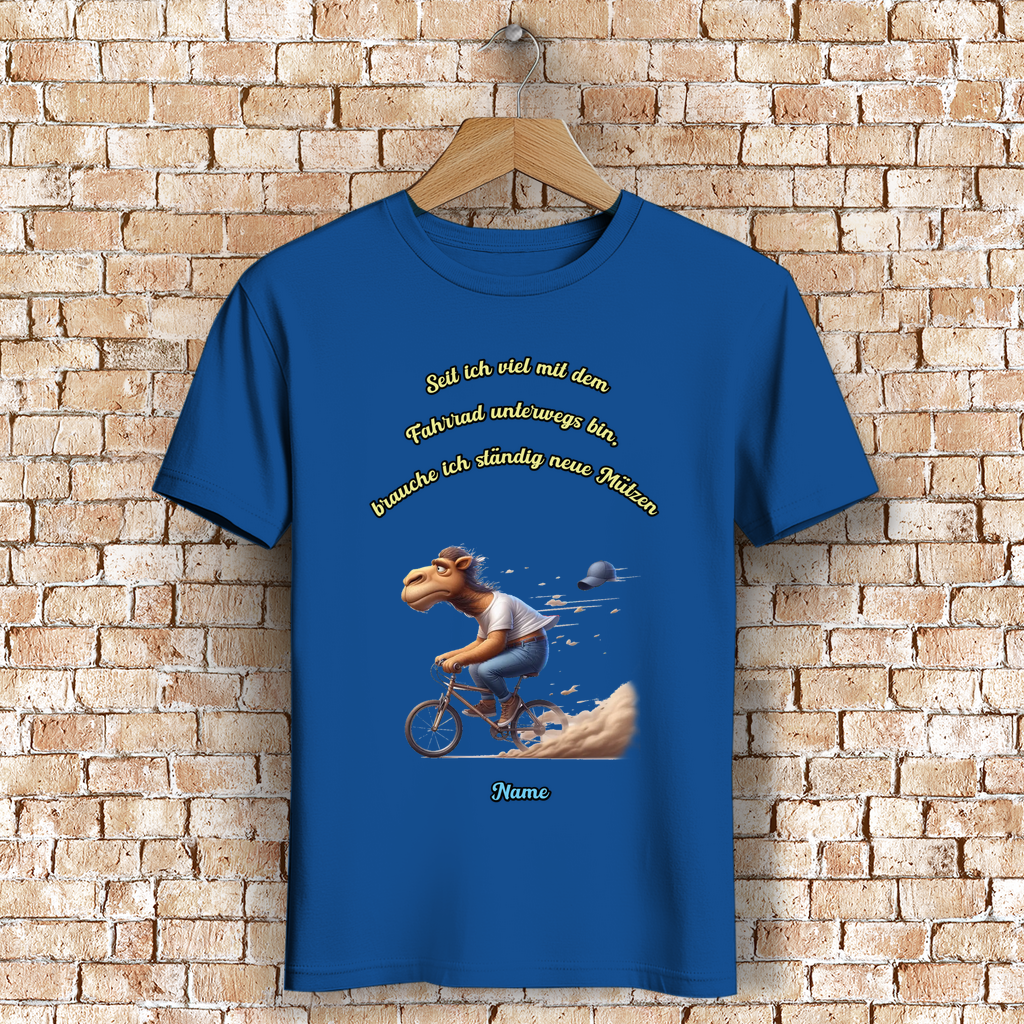Modell Niko * Elnika Herren Bio T-Shirt * Fahrrad fahren