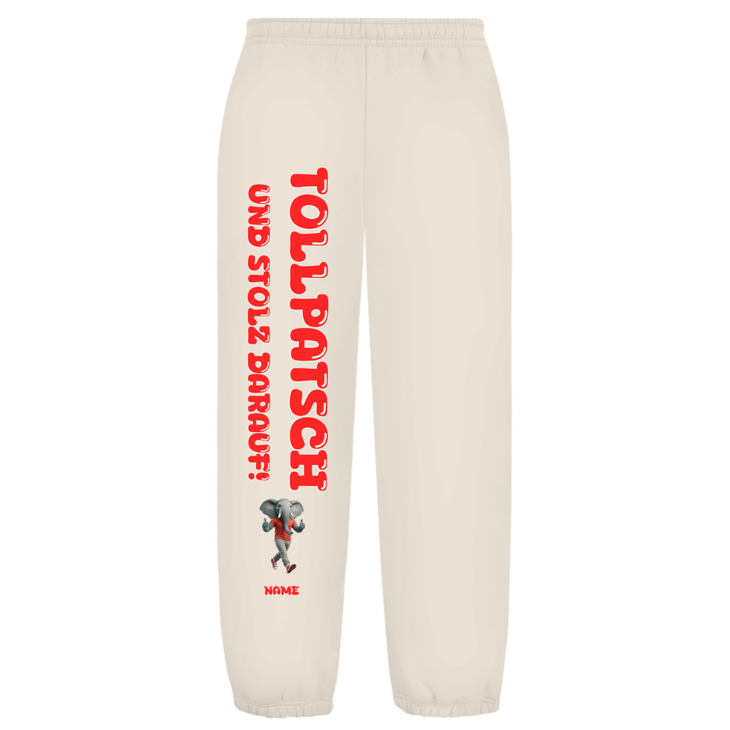 Modell Katja * Oversize Fluffy Sweatpants * Tollpatsch und stolz darauf