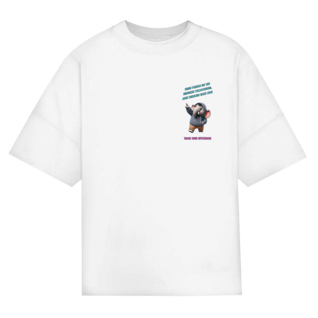 Modell Niklas * Elnika Oversize Bio T-Shirt * Tollpatschig aber lieb