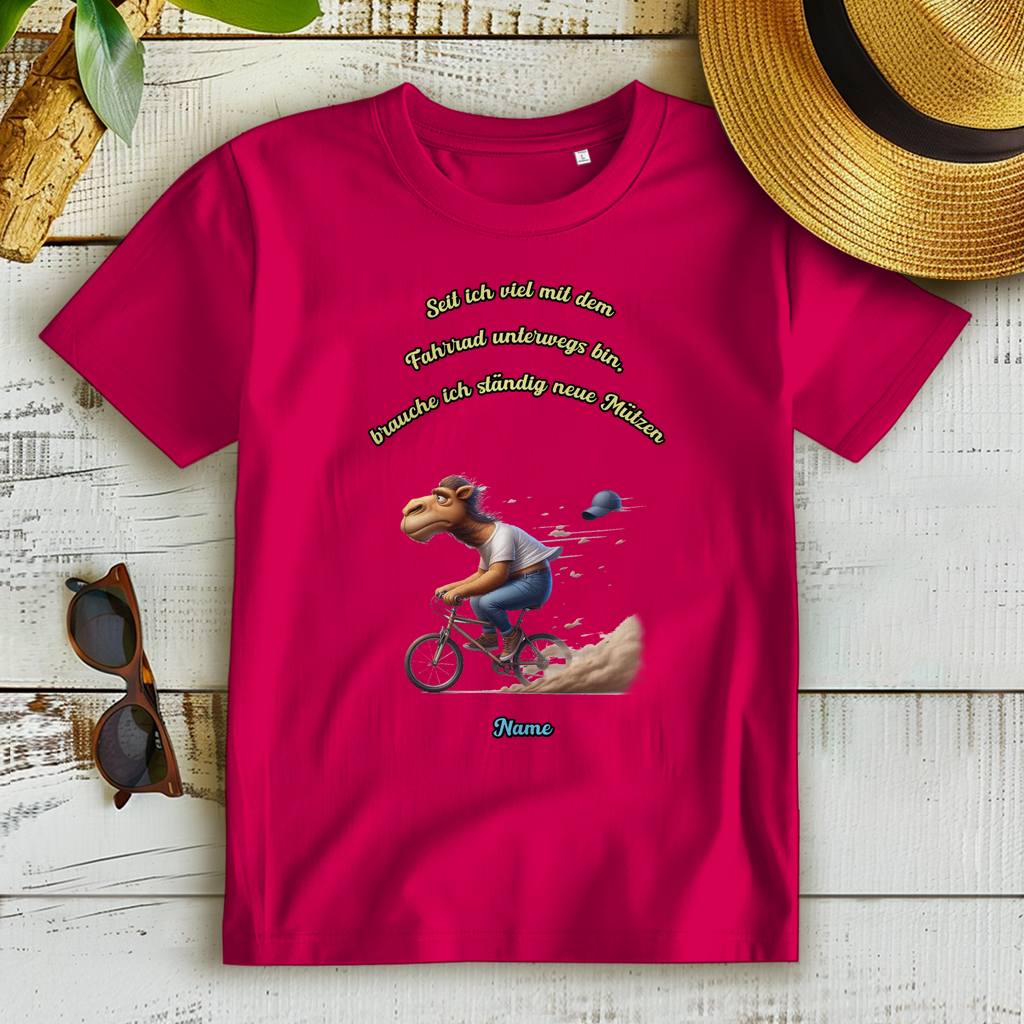 Modell Elfriede * Elnika Damen Bio T-Shirt * Fahrrad fahren