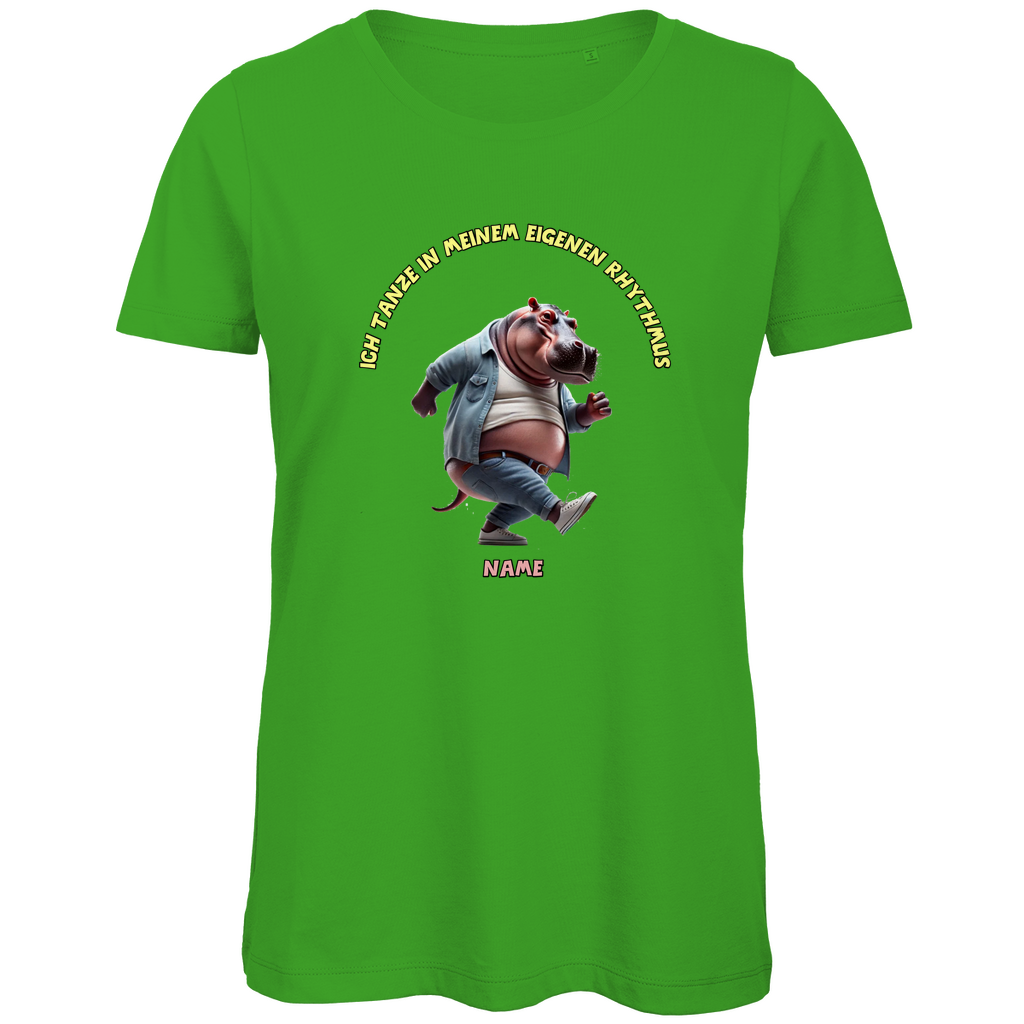 Modell Elfriede * Elnika Damen Bio T-Shirt * Rhythmus