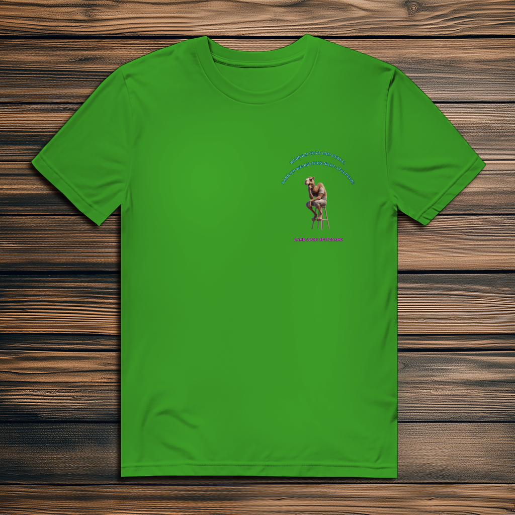 Modell Niko * Elnika Herren Bio T-Shirt * Denkerpose