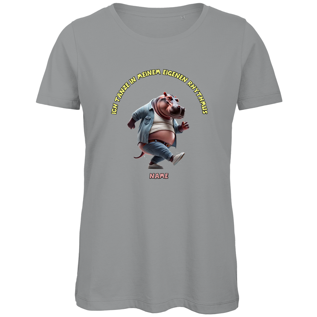 Modell Elfriede * Elnika Damen Bio T-Shirt * Rhythmus