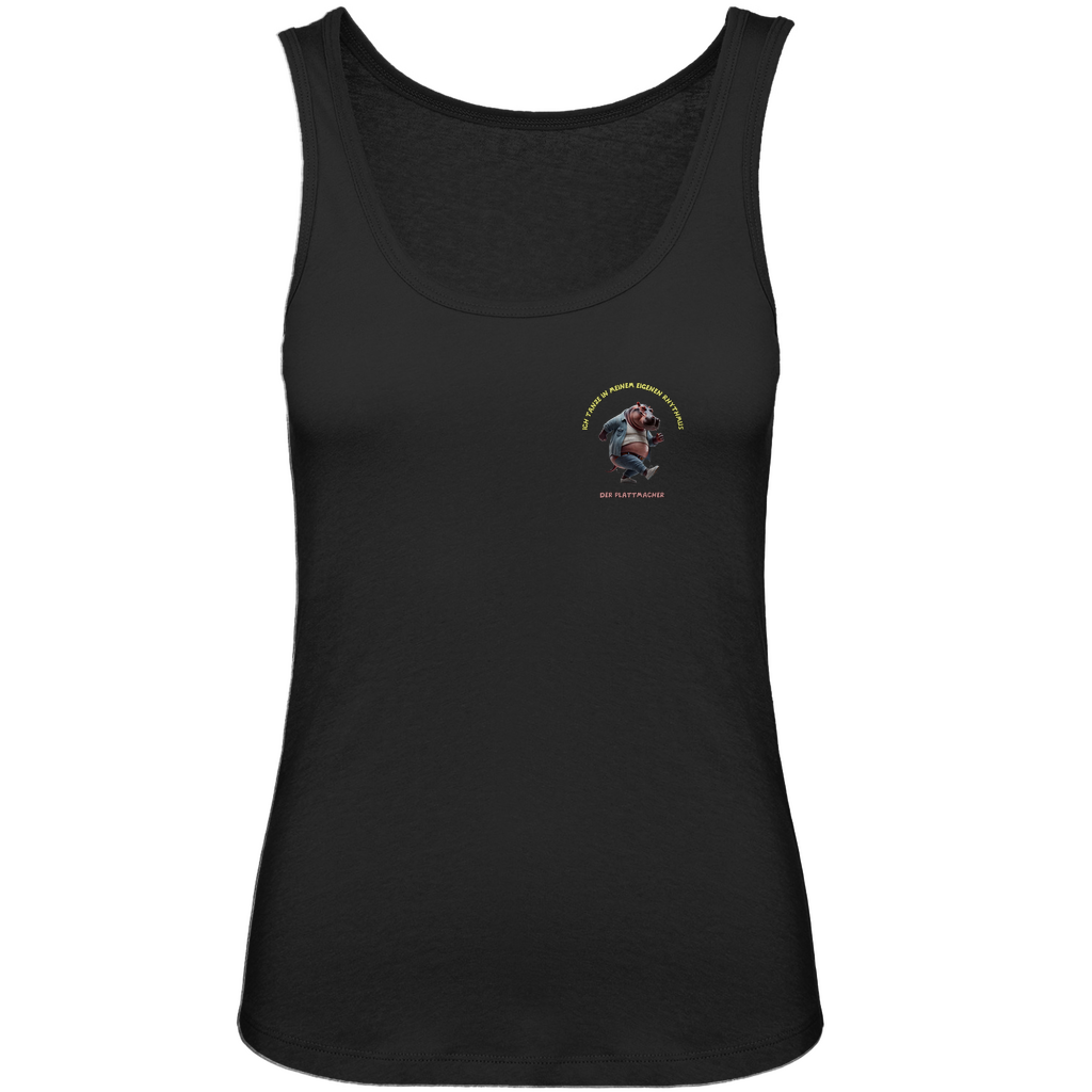 Modell Nina * Damen Bio Tank Top * Der Plattmacher