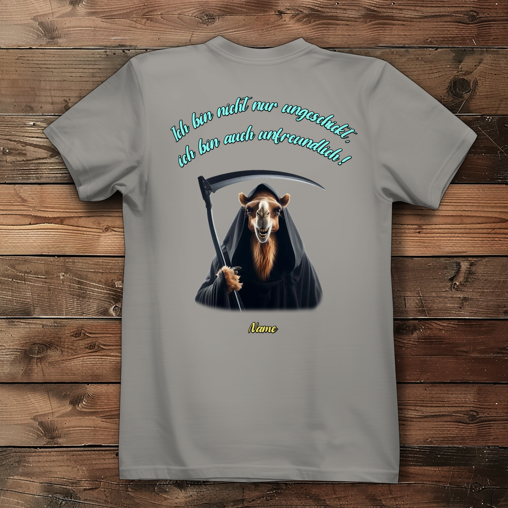 Modell Elfriede * Elnika Damen Bio T-Shirt * Unfreundlich