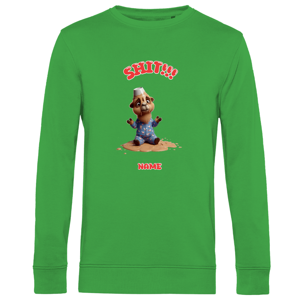 Modell Karl * Elnika Herren Bio Sweatshirt * Shit!