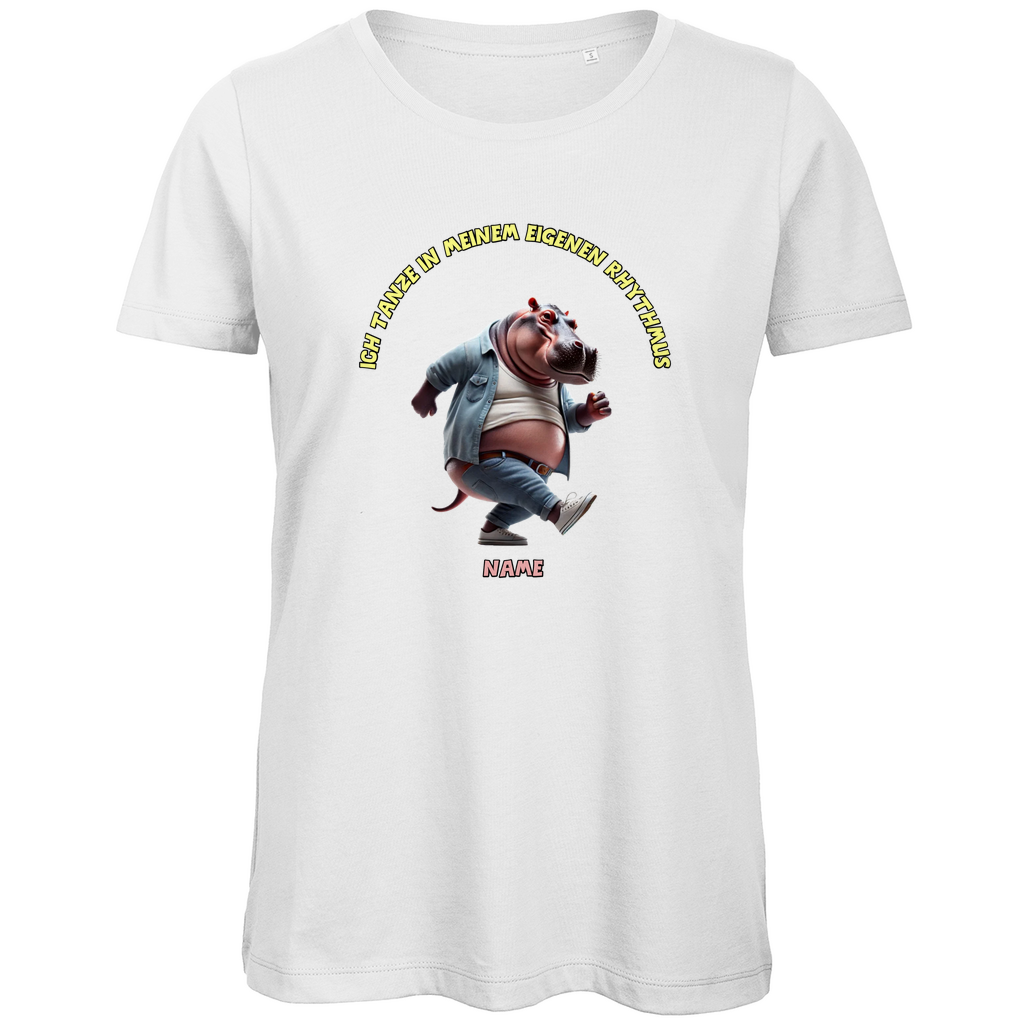 Modell Elfriede * Elnika Damen Bio T-Shirt * Rhythmus