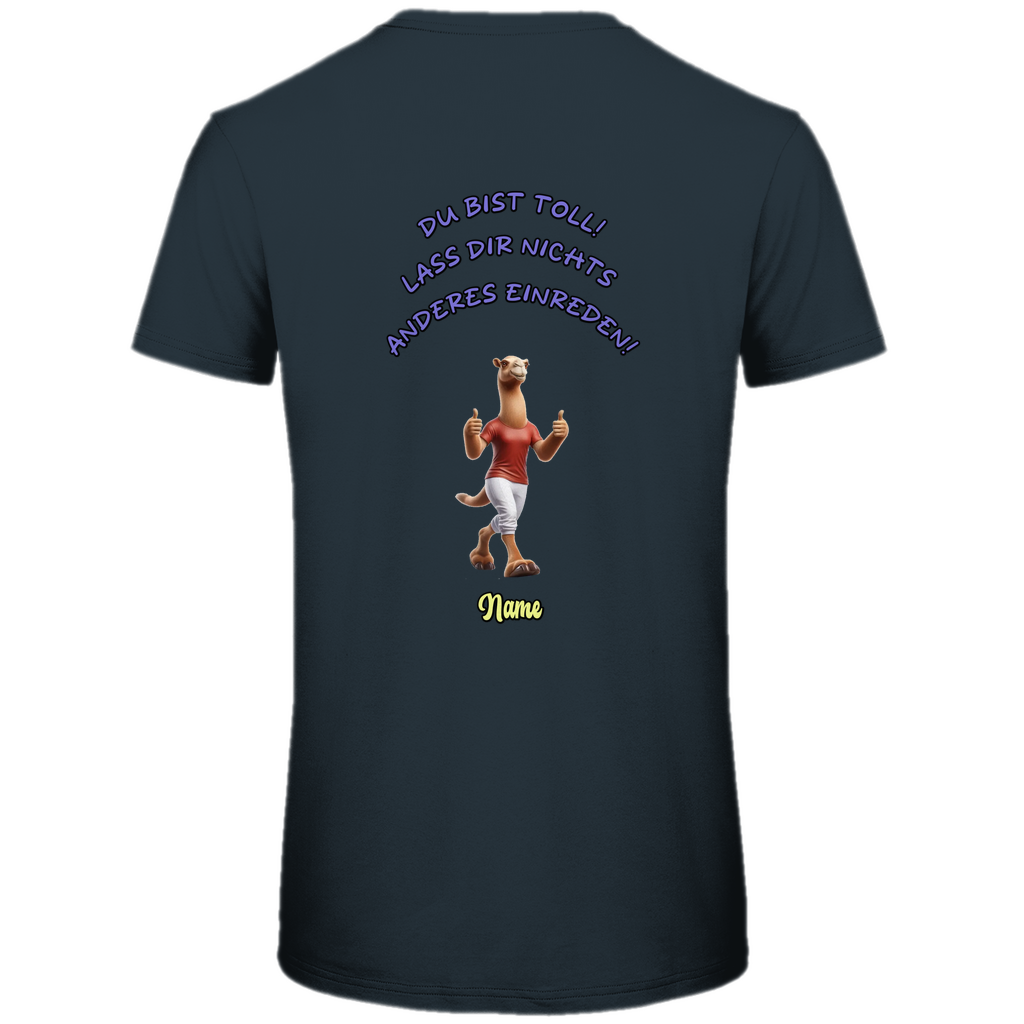 Modell Niko * Elnika Herren Bio T-Shirt * Du bist toll