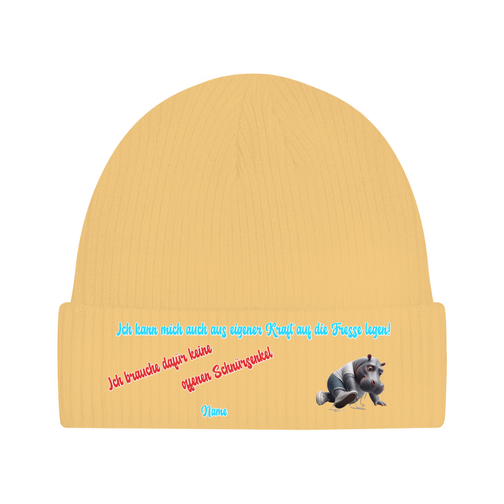Elnika Bio Beanie * offene Schnürsenkel