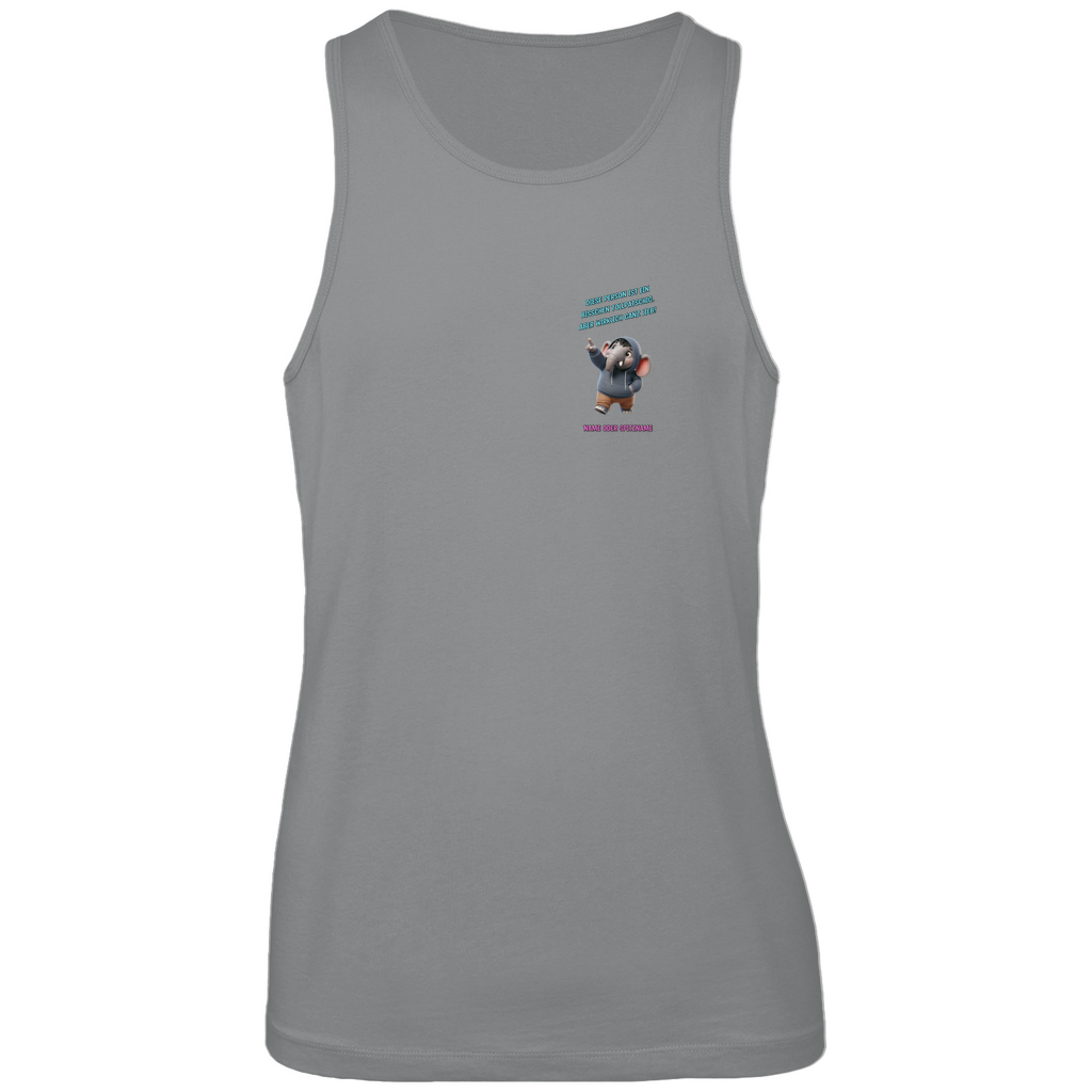 Modell Kai * Elnika Herren Bio Tank Top * Tollpatschig aber lieb