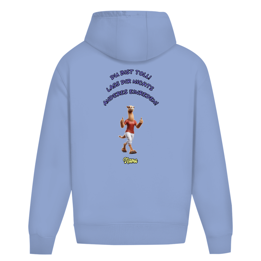 Modell Töffi - Elnika Oversize Hoodie ohne Kordel - Du bist toll