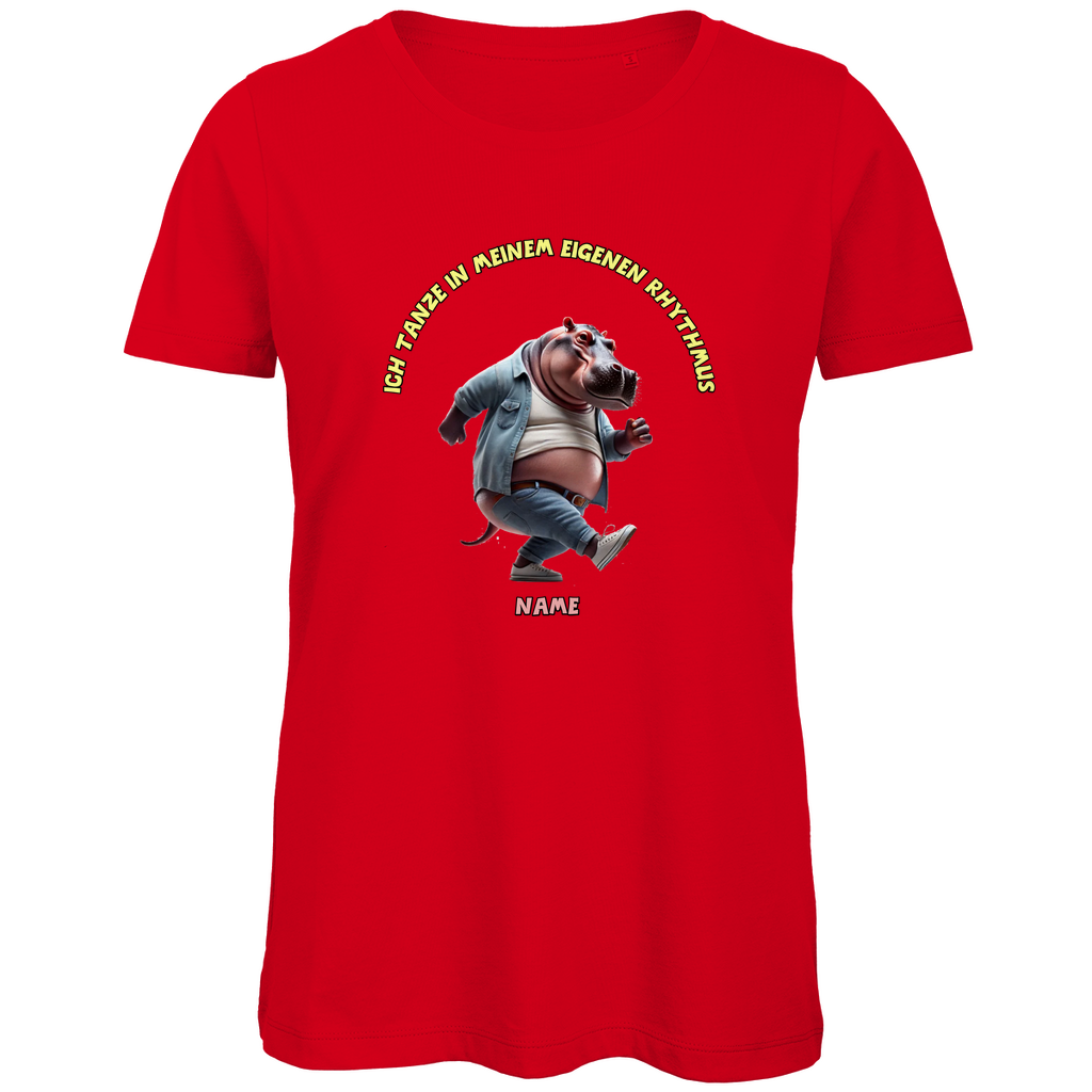 Modell Elfriede * Elnika Damen Bio T-Shirt * Rhythmus