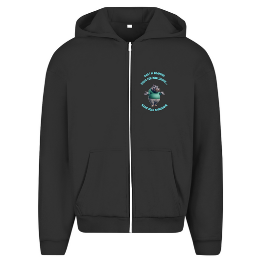Modell Erna - Elnika Oversize Zipper Hoodie - Beamter