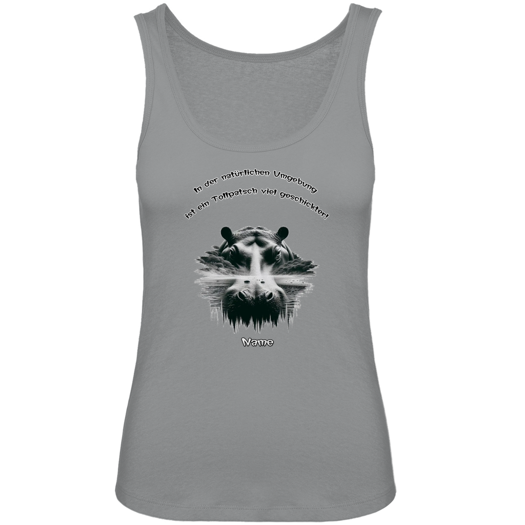 Modell Nina * Damen Bio Tank Top * natürliche Umgebung