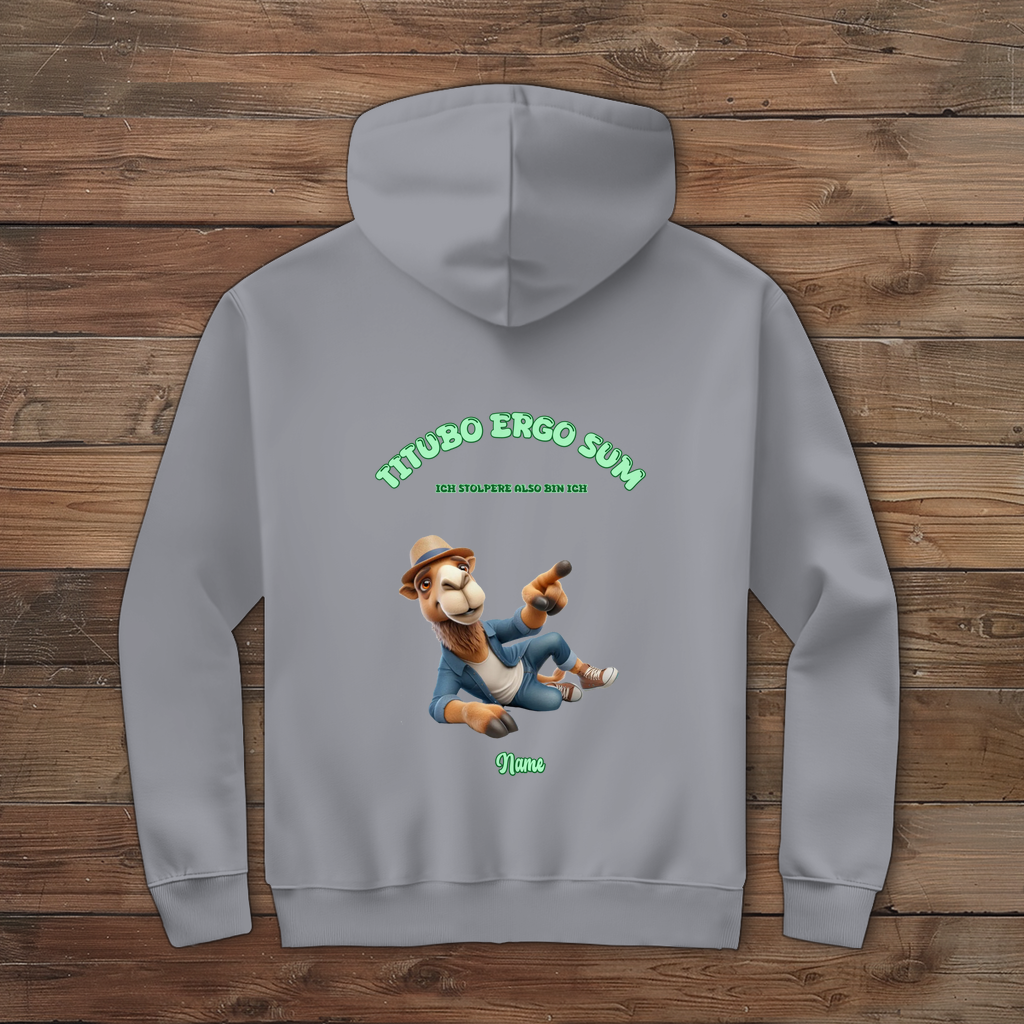 Modell Egon * Elnika Herren Zipper Hoodie * Titubo ergo sum