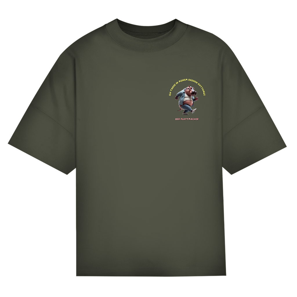 Modell Niklas * Oversize Bio T-Shirt * Der Plattmacher