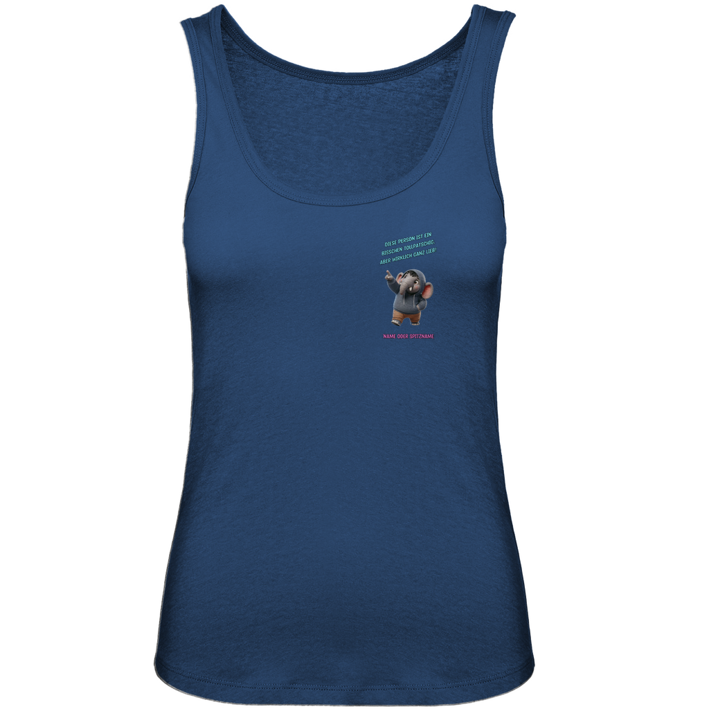 Modell Nina * Elnika Damen Bio Tank Top * tollpatschig und lieb