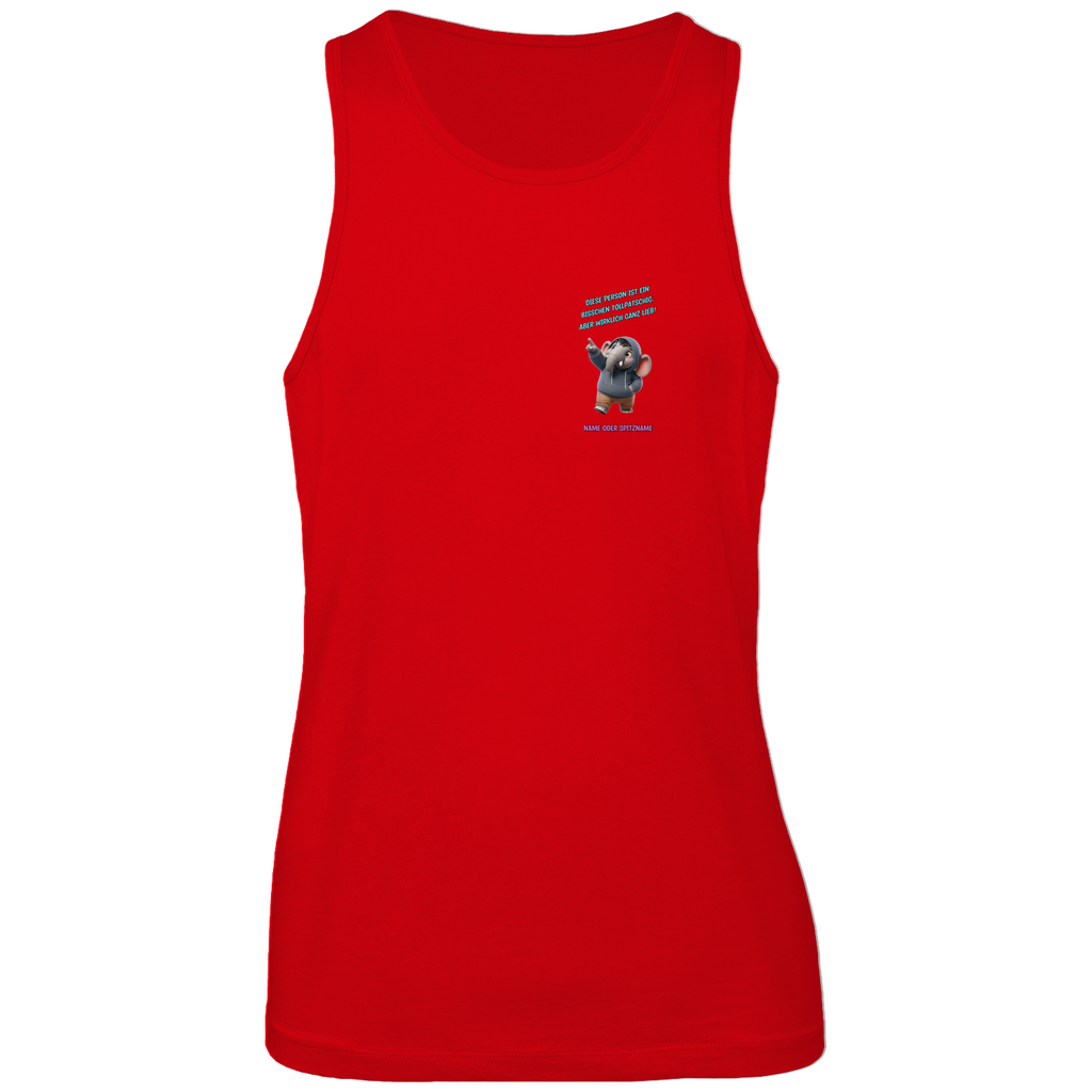 Modell Kai * Elnika Herren Bio Tank Top * Tollpatschig aber lieb
