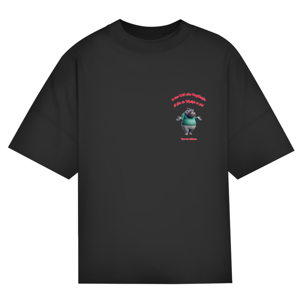 Modell Niklas * Oversize Bio T-Shirt * Stolz ein Tollpatsch zu sein