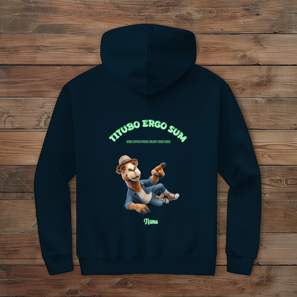 Modell Egon * Elnika Herren Zipper Hoodie * Titubo ergo sum