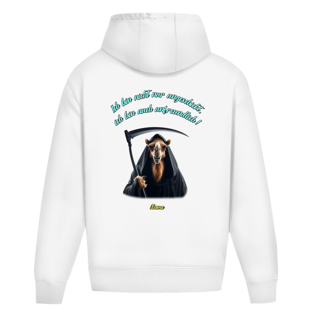 Modell Töffi * Elnika Oversize Hoodie * Unfreundlich