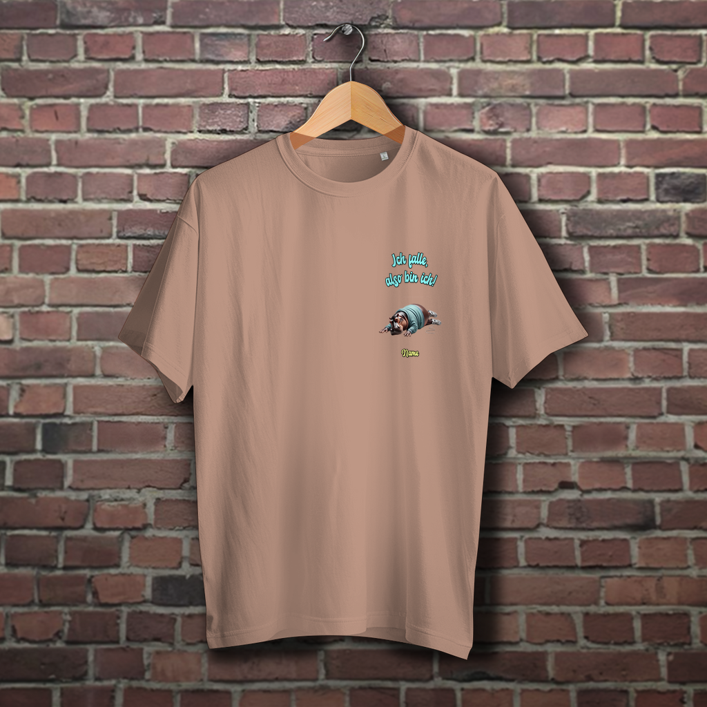 Modell Nadja * Elnika Oversize T-Shirt * Ich falle, also bin ich!