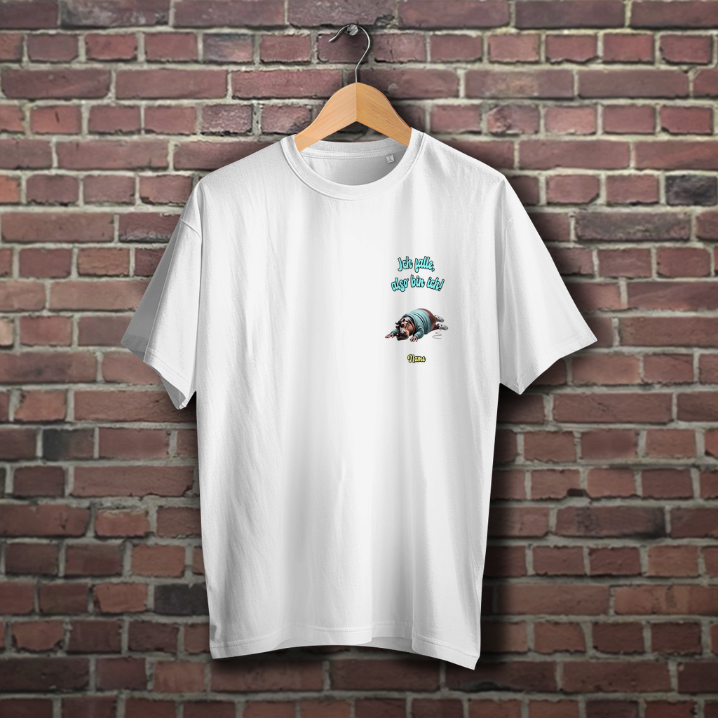 Modell Nadja * Elnika Oversize T-Shirt * Ich falle, also bin ich!