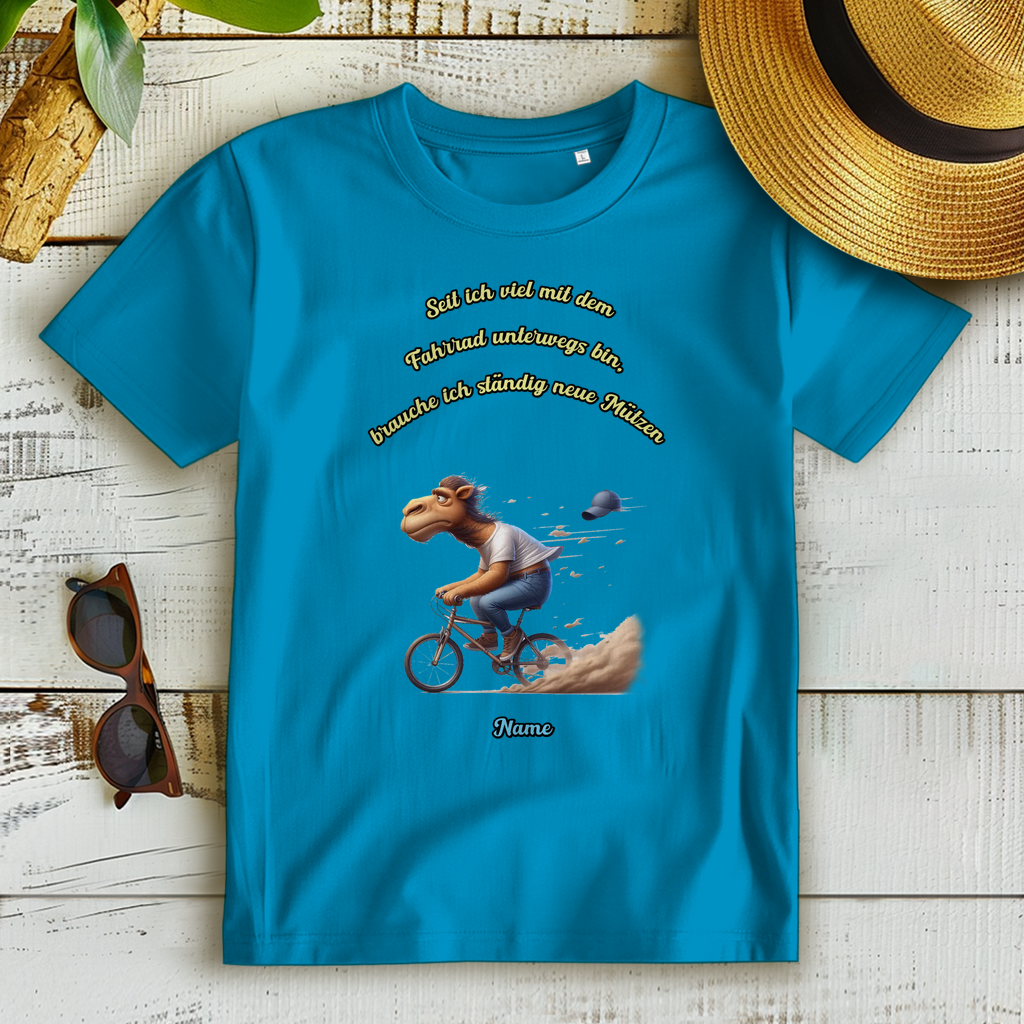 Modell Elfriede * Elnika Damen Bio T-Shirt * Fahrrad fahren
