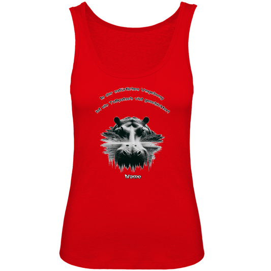 Modell Nina * Damen Bio Tank Top * natürliche Umgebung