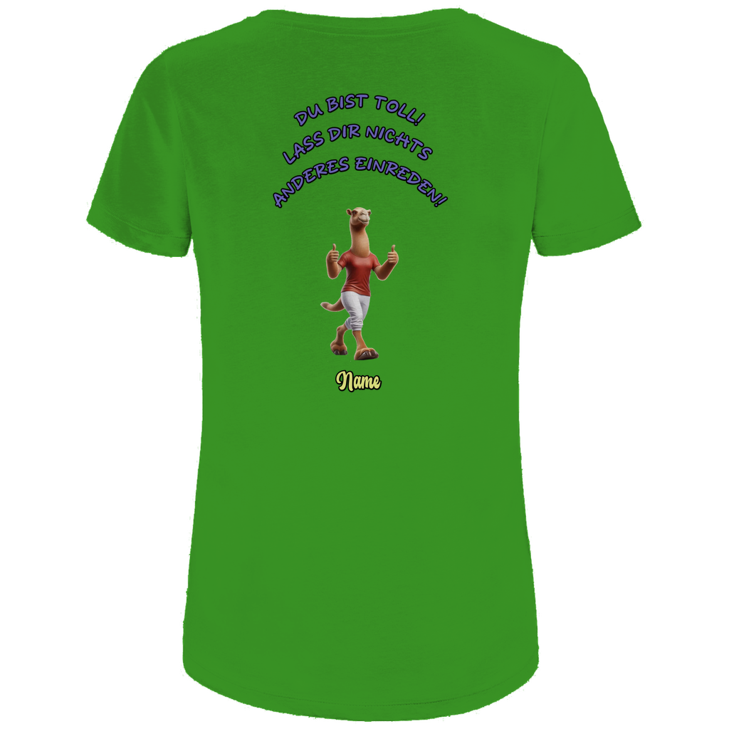Modell Elfriede * Elnika Damen Bio T-Shirt * Du bist toll