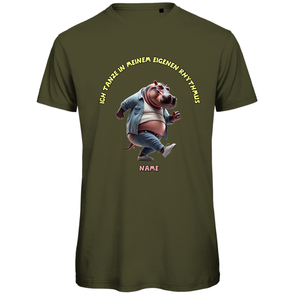 Modell Niko * Elnika Herren Bio T-Shirt  * Rhythmus