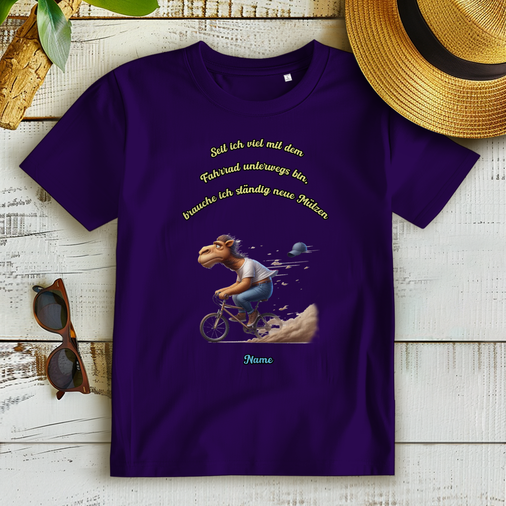 Modell Elfriede * Elnika Damen Bio T-Shirt * Fahrrad fahren