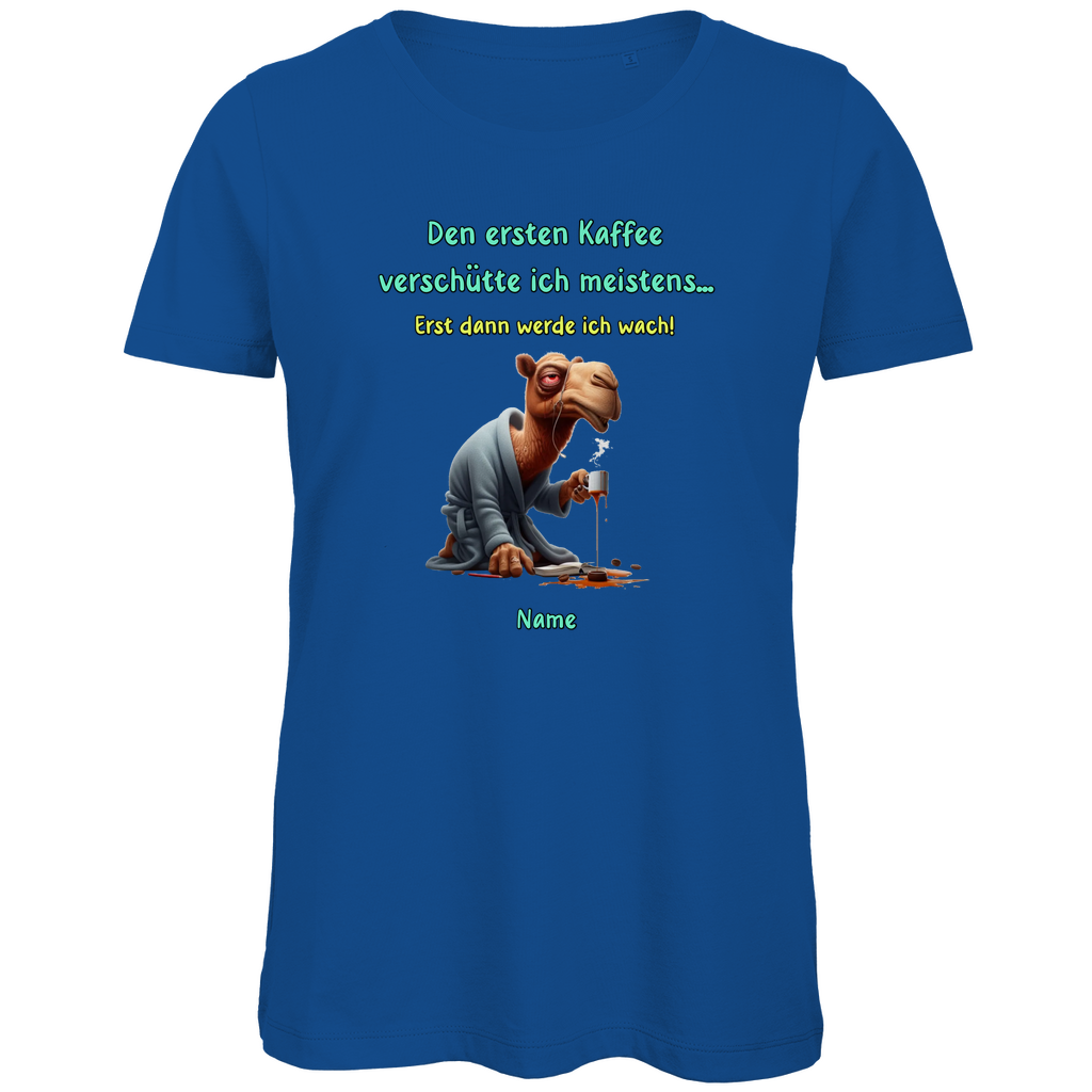 Modell Elfriede * Elnika Damen Bio T-Shirt * Kaffee