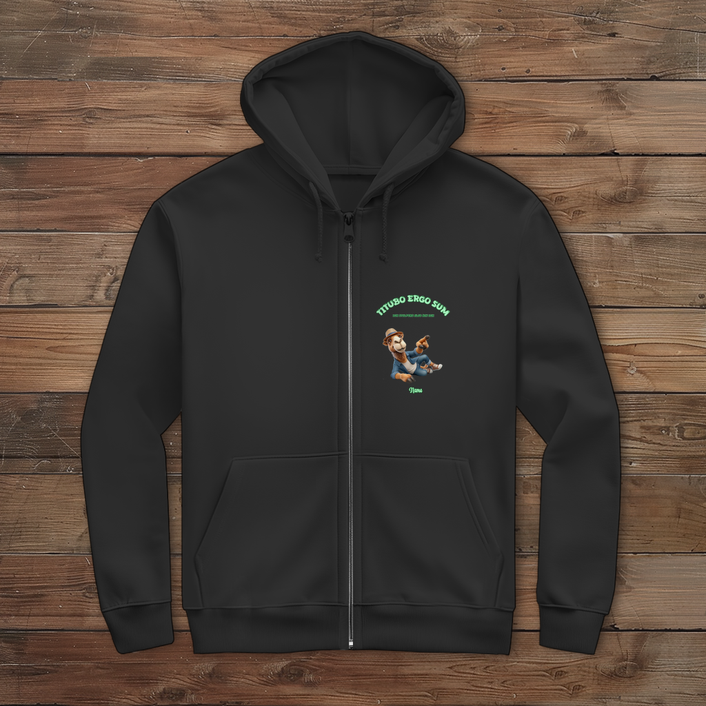 Modell Egon * Elnika Herren Zipper Hoodie * Titubo ergo sum