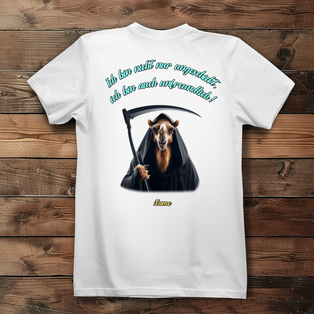 Modell Elfriede * Elnika Damen Bio T-Shirt * Unfreundlich