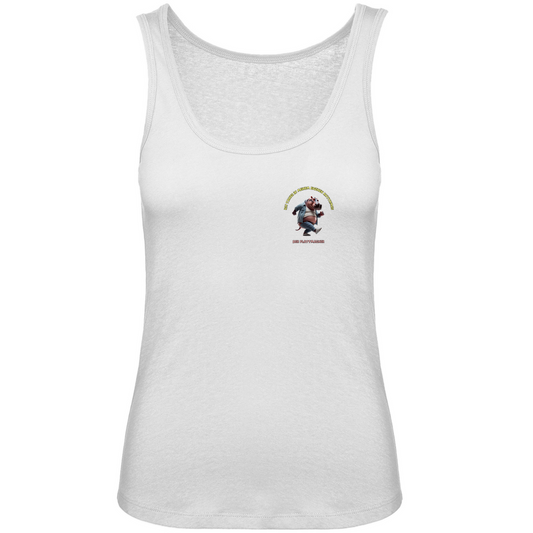 Modell Nina * Damen Bio Tank Top * Der Plattmacher