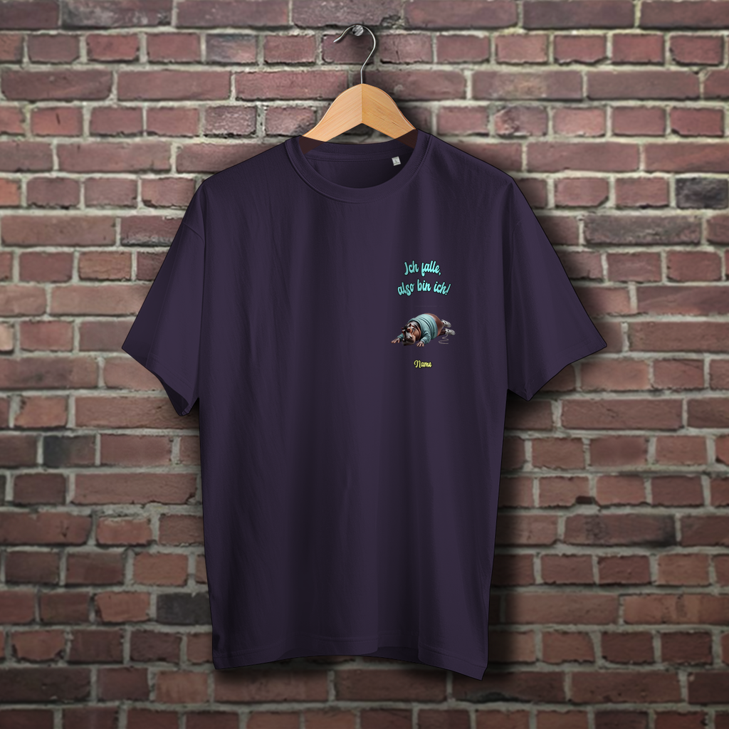 Modell Nadja * Elnika Oversize T-Shirt * Ich falle, also bin ich!