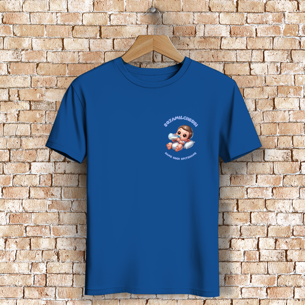 Modell Niko - Elnika Herren Bio T-Shirt - Sojamilchbubi