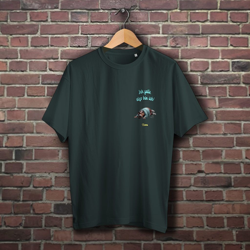 Modell Nadja * Elnika Oversize T-Shirt * Ich falle, also bin ich!