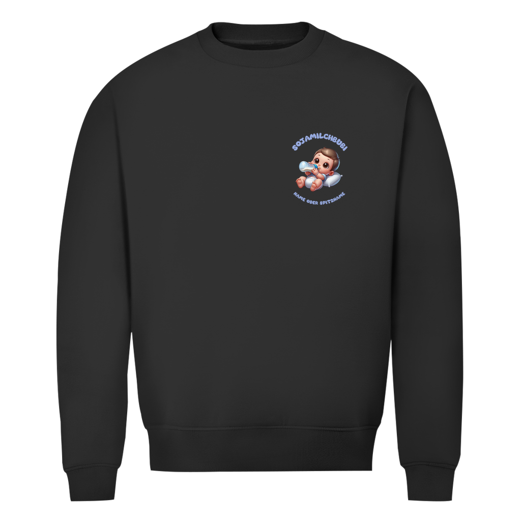 Modell Karl - Elnika Herren Bio Sweatshirt - Sojamilchbubi
