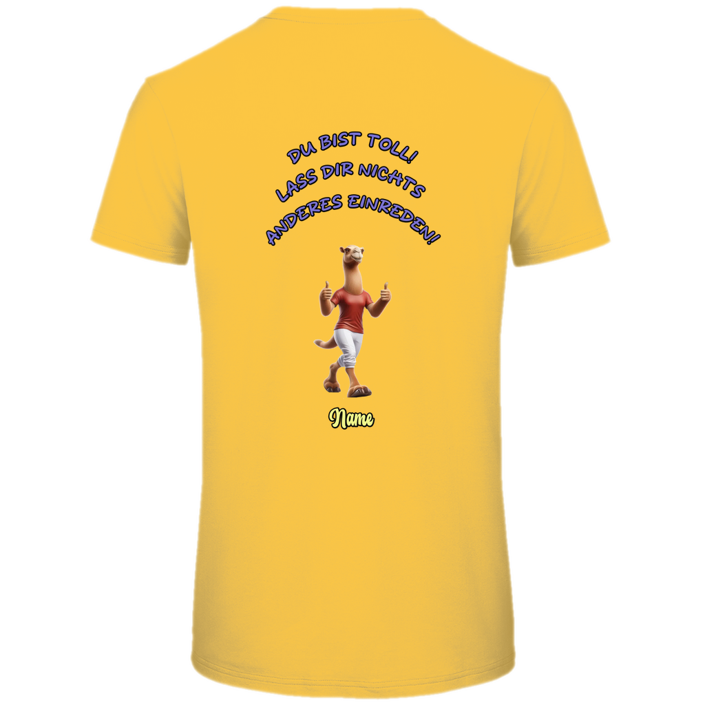 Modell Niko * Elnika Herren Bio T-Shirt * Du bist toll